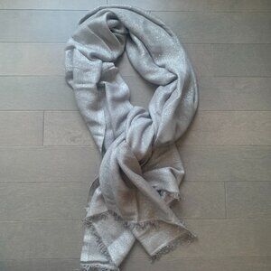 Silver Lurex Lightweight Scarf